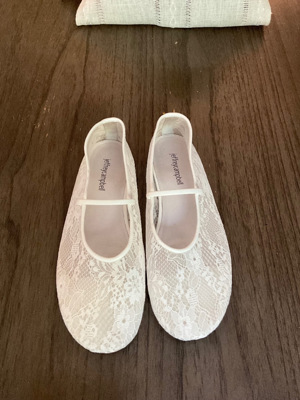 Jeffrey Cambell lace ballet flats